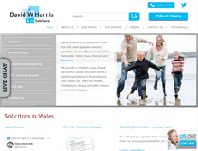 Tablet Screenshot of dwharris.co.uk